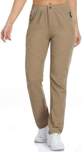 Women Travel Golf Pants 27''/29''/31'' Lightweight Quick Dry Hiking Outdoor Athleisure Pants Water Resistant Lounge Casual - Image 3