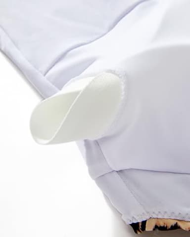 SUUKSESS Women Sexy Tummy Control One Piece Swimsuits Halter Slimming Retro Monokini Bathing Suits Color Block Swimwear(Leopard,XL) - Image 6