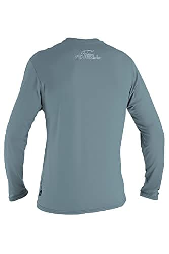 O' NEILL Men's Standard O'Neill Basic Skins UPF 50+ Long Sleeve Sun Shirt, Dusty Blue, Small - Image 5