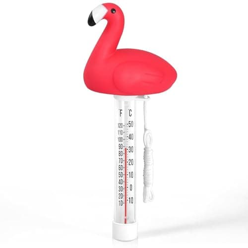 Floating Pool Thermometer, Pool Temperature Thermometer for Cold Plunge, Large Display, Easy to Read, Shatter Resistant, for Outdoor & Indoor Swimming Pools, Spas, Hot Tubs & Aquariums - Image 1