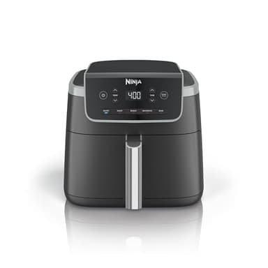 Ninja | Air Fryer | 5 QT Capacity | 5-in-1 Air Fry, Bake, Roast, Reheat, & Dehydrate | Air Crisp Technology | Nonstick Basket & Crisper Plate | Grey | AF142 - Image 1