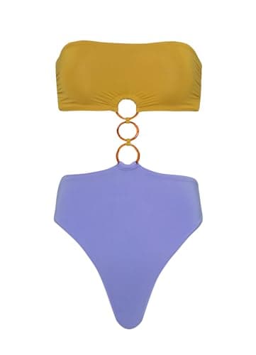 Maaji Women's Standard Cheeky Cut, Blue - Image 8