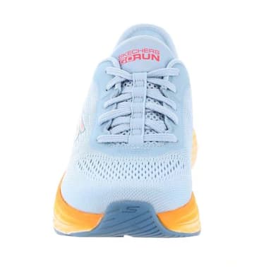 Skechers Women's Max Cushioning Elite 2.0 Solace Hands Free Slip-Ins Sneaker, Blue/Orange, 9 - Image 5