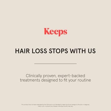 Keeps Extra Strength Minoxidil for Men - 5% Minoxidil Serum Hair Loss & Regrowth Treatment for Thinning & Bald Spots - Clinically Proven Hair Growth Products - Unscented Topical Aerosol - Image 6