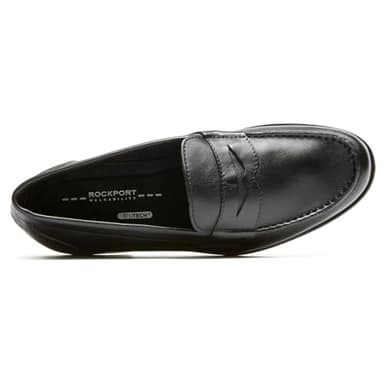 Rockport Men's Classic Loafer Penny, Black II, 10 Wide - Image 5