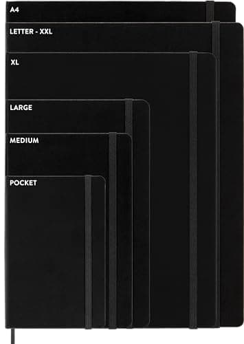 Moleskine PRO 12 Month 2025 Weekly Vertical Planner, Hard Cover, Large (5" x 8.25"), Black, 288 pages - Image 2