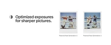 Polaroid Now 3rd Generation I-Type Instant Camera + Film Bundle - Now Black Camera + 16 Color Photos (6560) - Image 7