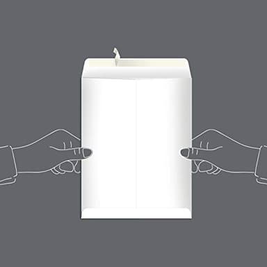 Amazon Basics Catalog Mailing Envelopes, Peel and Seal, 9x12 Inch, White, 250-Pack - Image 6