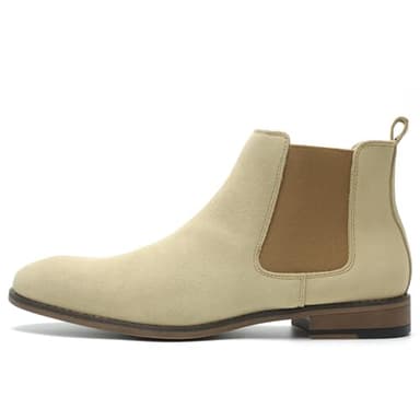 Cestfini Chelsea Boots Men Classic Elastic Dress Boots Casual Men's Leather Chelsea Ankle Boots - Image 3