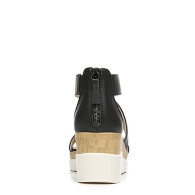 Naturalizer SOUL Women's Goodtimes Wedge Sandal Black 9 M - Image 3