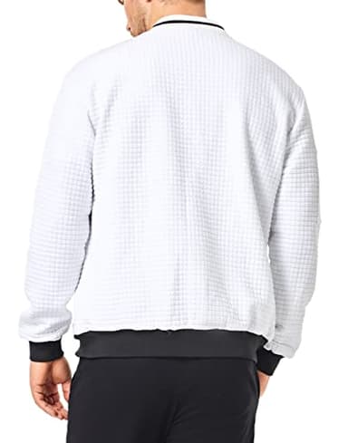 SAVKOOV Mens Lightweight Jacket Casual Bomber Jacket Varsity Coat - Image 4