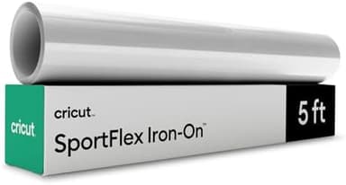 Cricut® SportFlex Iron-On, White (5 ft) - HTV Heat Transfer Vinyl for Sportswear - Image 3