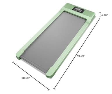 SupeRun Walking Pad, Under Desk Treadmill, 3 in 1 Portable Treadmill with Remote Control LED Display, 2.2 HP Quiet Walking Jogging Machine for Office Home Use, 300 Lbs Capacity - Image 9