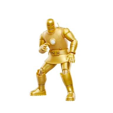 Marvel Legends Series Iron Man (Model 01 - Gold), Iron Man Comics Collectible 6-Inch Action Figure, Retro-Inspired Blister Card - Image 6