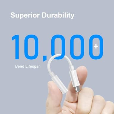 Duyasurs 2 Pack USB C to 3.5mm Headphone Jack Adapter, USB C to Aux Audio Dongle Cable Cord Compatible with iPhone 16/15 Pro/15 Pro Max, iPad Pro, MacBook, Samsung S21-24, Pixel 7/6/5 - Image 6