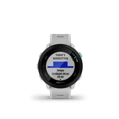 Garmin Forerunner 55, GPS Running Watch with Daily Suggested Workouts, Up to 2 Weeks of Battery Life, White - Image 6