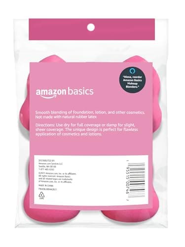 Amazon Basics Large Makeup Blender, 4-Pack (Previously Solimo) - Image 2