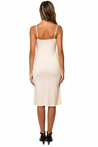 LB LIFEBEST Women's Full Slips Cami Long Spaghetti Strap Under Dress - Image 4