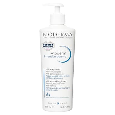 Bioderma Atoderm Intensive Balm, Hydrating Balm For Dry To Atopic Sensitive Skin, Face & Body Moisturizer With Ultra Soothing Anti-Itching Formula, Fragrance-Free, Non-Greasy & Non-Sticky For Family - Image 1