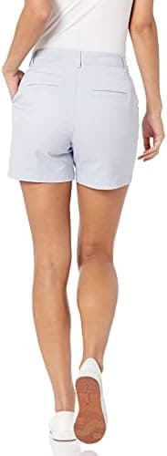 Amazon Essentials Women's Mid-Rise Slim-Fit 5 Inch Inseam Khaki Short (Available in Straight and Curvy Fits - Image 4