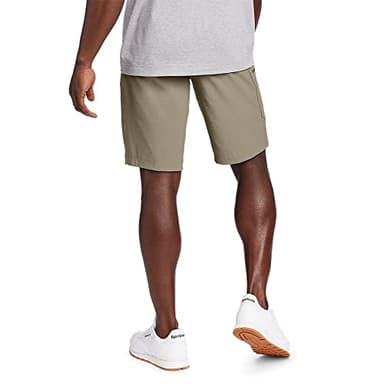 Eddie Bauer Men's Athletic Fit Rainier Shorts, Light Khaki, 34W - Image 2