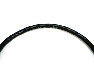 Monoprice XLR Male to RCA Male Cable - 15 Feet - Black, 16AWG Shielded Twisted Pair Oxygen-Free Copper Braid Conductors, E21 Gold Plated Connectors - Premier Series - Image 3