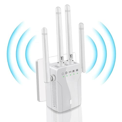 WiFi Extender Signal Booster for Home: Internet Repeater Long Range Covers Up to 45+ Devices and 8470 Sq.ft for Apartment Basement Office House - Image 1