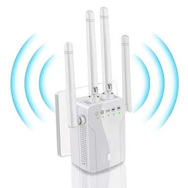 WiFi Extender Signal Booster for Home: Internet Repeater Long Range Covers Up to 45+ Devices and 8470 Sq.ft for Apartment Basement Office House - Image 1