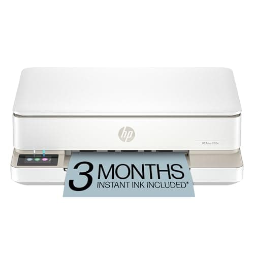 HP Envy 6155e Wireless All-in-One Color Inkjet Printer, Portobello, Print, scan, copy, Duplex printing Best-for-home, 3 month Instant Ink trial included, AI-enabled (714L5A) - Image 1