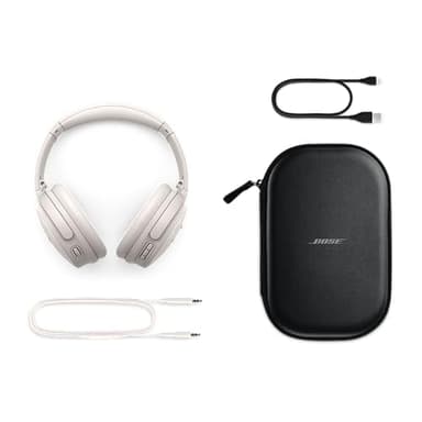Bose QuietComfort Bluetooth Headphones, Wireless Headphones with Active Over Ear Noise Cancelling and Mic, Deep Bass, Up to 24 Hours of Playtime, White Smoke - Image 6