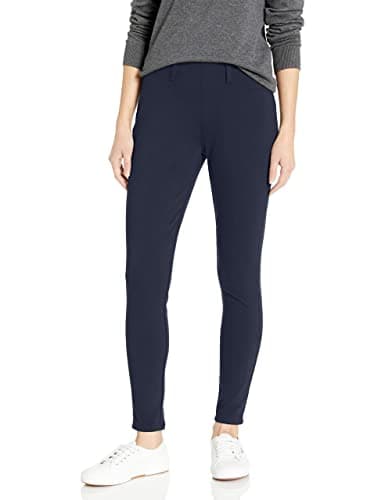 Amazon Essentials Women's Pull-On Stretchy Knit Jegging (Available in Plus Size), Navy, Large Long - Image 1