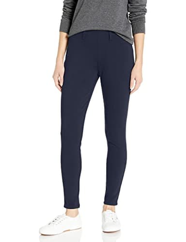 Amazon Essentials Women's Pull-On Stretchy Knit Jegging (Available in Plus Size), Navy, Large Long - Image 1