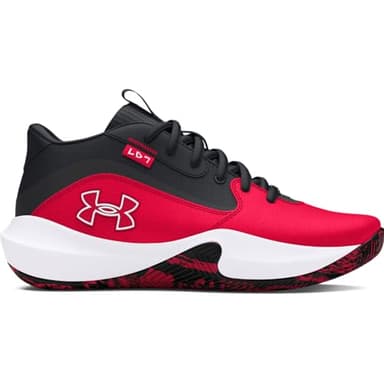 Under Armour Unisex Grade School Lockdown 7, (600) Red/Black/White, 4, US - Image 7
