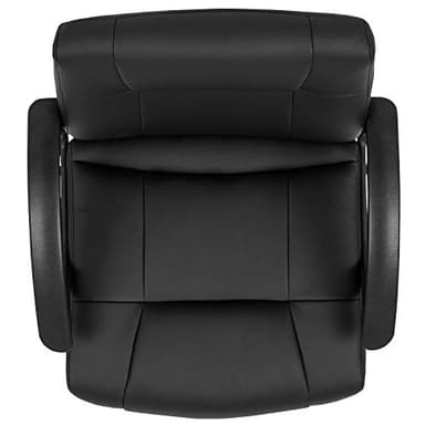 Flash Furniture Coffman Flash Fundamentals Mid-Back LeatherSoft Office and Gaming Chair, Ergonomic Office Chair with Padded LeatherSoft Seat and Arms, Black - Image 13