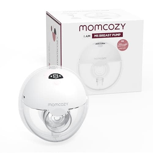 Momcozy Breast Pump Hands Free Mobile Style, 3 Modes & 9 Levels, 24mm - 2 Pack - Image 1
