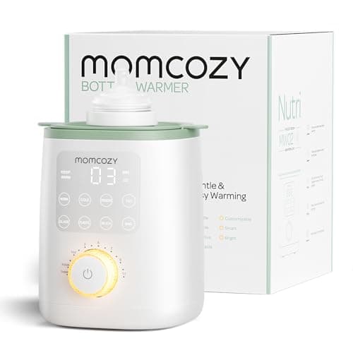 Momcozy Retain Nutrients Bottle Warmer, 9-in-1 Baby Bottle Warmer with Night Light, Accurate Temperature to Preserve Fullest Nutrients in Breast Milk, Bottle Warmers for All Bottles - Image 1