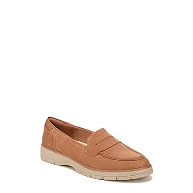 Dr. Scholl's Shoes Womens Nice Day Slip On Loafer Moc Chip Brown Microfiber 11 M