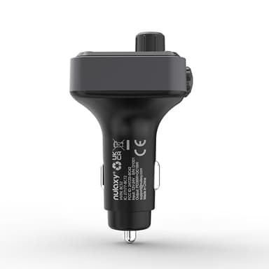 Nulaxy 54W Bluetooth 5.3 Car Adapter Charger 4-Port Fast Charging [PD36W & QC3.0 18W], Wireless Radio FM Transmitter with Deep Bass Player, 5 Colors LED Backlit, Hands-Free Calling, Support USB Drive - Image 9
