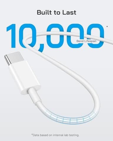 i Phone 17 16 15 Charger Fast Charging-20W USB C Power Brick with 6Ft Type C to C Cord for i Phone 17/17 Pro/17 Air/17 Pro Max/16/16 Pro/16 Plus/16 Pro Max/15 Series, i Pad Pro & More [3 Pack - Image 6