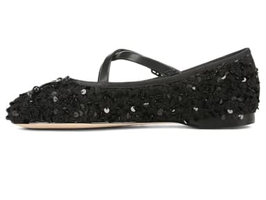 Circus NY by Sam Edelman Women's Ballet Flat, Black Shearling, 8 - Image 4