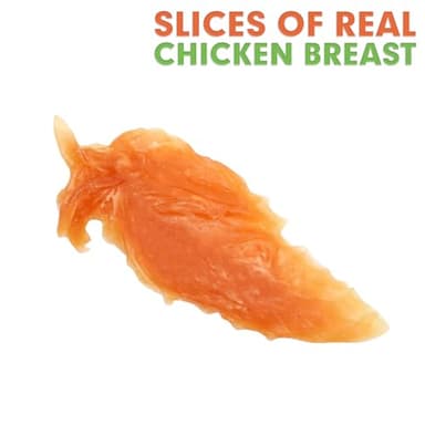 MON2SUN Chicken Jerky Dog Treats Made with Chicken Breast, High Protein & Grain Free, Training Treats for Small to Large Dogs (21 Ounce -Pack of 1) - Image 2