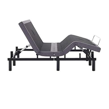 Naomi Home Idealbase Queen Adjustable Bed Base with Massage, USB Ports, Under-Bed Light, Wireless Remote, 800 lb Capacity, Gray Metal Frame, Easy Assembly for Enhanced Comfort and Relaxation - Image 8