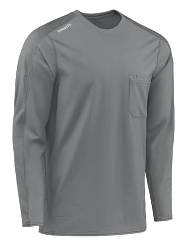 Bulwark FR Men's Flame Resistant Flex Knit Tee, Charcoal, Large - Image 6