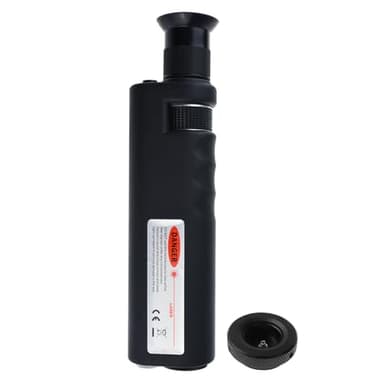 Handheld Optical Fiber Microscope, 400x Fiber Optic Microscope LED Light Coaxial Illumination 2.5mm and 1.25mm Adapters Fiber Cable Microscope Detector - Image 1