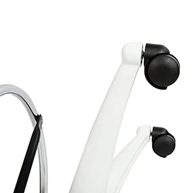 Flash Furniture Waylon Mid-Back Swivel Office Chair with Adjustable Foot Ring and Seat Height, Ergonomic Mesh Chair with Armrests, Gray/White - Image 11