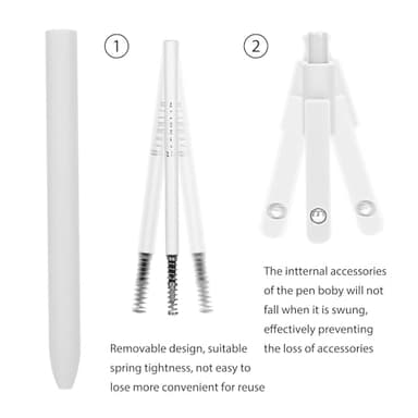 Ddaowanx Gel Pens, 0.5mm Fine Point Quick Dry Black Ink Pens Retractable, Nursing School Essentials,School Supplies, Gifts for Women (6Pcs-Black Ink) - Image 3