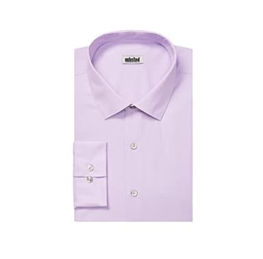 Unlisted by Kenneth Cole mens Big and Tall Solid Dress Shirt, Lilac, 20 Neck 37 -38 Sleeve US - Image 3