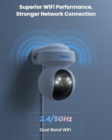 REOLINK E1 Outdoor Plug-in WiFi Security Camera, 5MP HD PTZ Camera for Home Security, Motion Tracking, 5GHz WiFi, 3X Optical Zoom, Person Vehicle Detection, Spotlight Color Night Vision, APP Control - Image 6