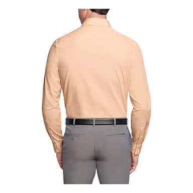 Van Heusen Men's Dress Shirt Regular Fit Poplin Solid, Scallop, 14.5" Neck 32"-33" Sleeve - Image 2