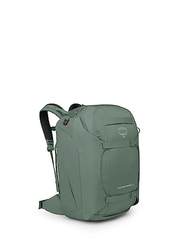 Osprey Sojourn Porter 46L Travel Backpack – Carry-On Compliant Luggage with StraightJacket Compression and Padded Laptop Sleeve – Secure, Durable Pack for International or Urban Travel, Koseret Green - Image 1